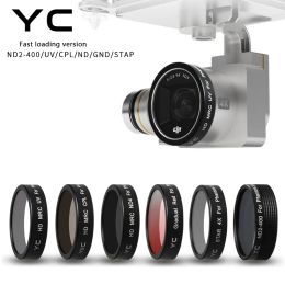 Accessories Fast Loading Multilayer Coating Uv Filter X Version Cpl Polarized Nd Dimming Filter for Dji Phantom 3/4