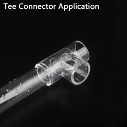 2pcs I.D 16/20/25/32mm Acrylic Pipe Connector Transparent Acrylic Joint Aquarium Fish Tank Glass Tube Fittings Accessories