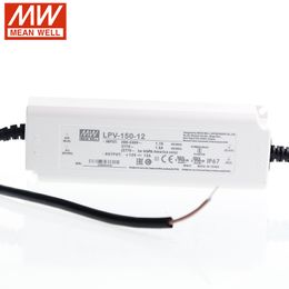 MEAN WELL LED driver LPV-150 12V 15V 24V 36V 48V 150W waterproof DC LED light strip Transformer Switching Power Supply