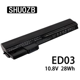 Batteries SHUOZB New ED03 Laptop Battery 10.8V 28Wh For HP MINI2102000 2102080 2102100 2102200 2102201 Notebook Battery Free shipping