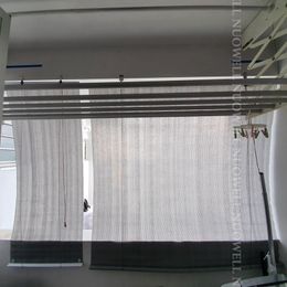 Customize Size High Quality 90% Shading Anti-UV HDPE Terrace Sun Shade Net Curtain Balcony Privacy Safety Nets Window Curtain