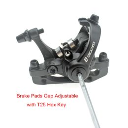 ZOOM Bicycle Disc Brake Aluminum Alloy F160 R160 Mountain Road MTB Bike Mechanical Caliper Disc Brakes Cycling Double Brake