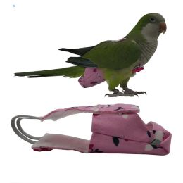 New Parrot Diaper With Bowtie Cute Colorful Fruit Floral Cockatiel Pigeons Small Med Practical Supplies For Parrot Birds Birds