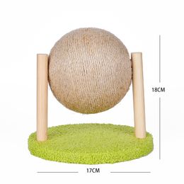 Cat Wheel Cat Shelves Cats Scratcher Excersice Wheel for Cats Climbing Frame Pet Sofa Protector Furniture Pet Scratch Ball Shelf