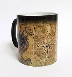 Light magic marauders map 11oz Color Changing Mug Sensitive Ceramic coffee Tea Mugs Cup best gift for friends