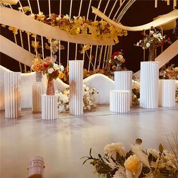 Folding Roman Column Cake Dessert Table Cake Wedding Props Stage Origami Round Pillar Ornament Desk for Wedding Birthday Party