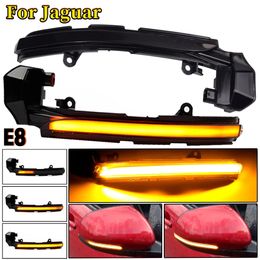 Dynamic Turn Signal LED Rear View Mirror Indicating Flash For Jaguar XE XF XJ F-TYPE XK XKR I-PACE X250 X260 X760 X351 X152 X150