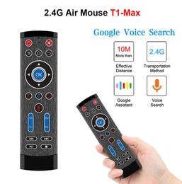 T1 Max Voice Remote Control 24GHz Wireless Air Mouse Gyro for H96 X96 A95X HK1 Android TV BOX KM1 Google TV VS MECOOL BT14331464