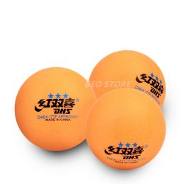 DHS 3 Star D40+ Table Tennis Ball 3-STAR New Material ABS Seamed Poly Plastic Original DHS Ball 3 Star Ping Pong Balls