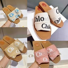 Classic style shoes Designer Slippers Women Slippers Fashion Luxury Floral Slippers Leather Rubber Flat Sandals Summer Slippers