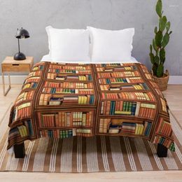 Blankets Old Books Throw Blanket Loose Embroidered For Sofa
