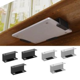 Stands Laptop Rack Under Desk Under Desk Holder Shelf Rack Storage Bracket Multifunctional Tray Organizer Bracket With Screw For Laptop