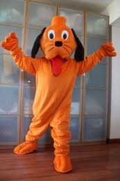 Mascot Costumes Mascot Costumes Foam Orange Dog Cartoon Plush Christmas Fancy Dress Halloween Mascot Costume YZZB