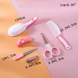 Infant Baby Care Kit Baby Comb Nose Aspirator Scissors Care Kit Baby Healthcare Kit Newborn Baby Essentials Baby Care Products