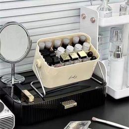 Storage Boxes Makeup Organizer Cosmetic Holder Portable Box Brush Desktop Lipstick