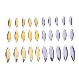 20pcs DIY Spinner Bait Fishing Lures Metal Willow Spinner Blades Smooth Finish Tackle Craft Fishing VIB Lure Spinner Blades