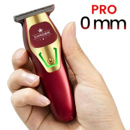 Shavers CHAOER Powerful Professional Hair Trimmer Men 0 MM T Blade Electric Clipper Rechargeable Barber Haircut Shaver