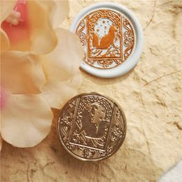 Tarot FOX Wax Seal Stamp,Spirit Animal Tarot,seal stamp kit,wedding gift,wood wax stamp,party seal, Gift for Tarot Readers