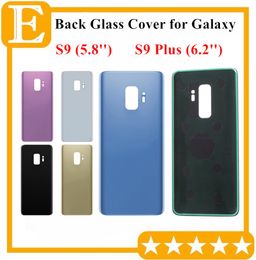 New Battery Door Back Glass Cover Housing with Adhesive Sticker Replacement For Samsung Galaxy S9 G960 VS S9 Plus G965 10PCS1485338