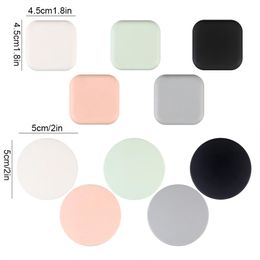 1PC Silicone Door Stopper Wall Protector Self Adhesive Door Handle Bumpers Buffer Furniture Anti-crash Pad Round Square