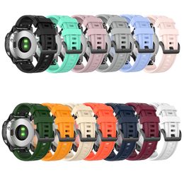 Silicone Strap 20mm for Garmin Fenix 7S Watch Band Sports Soft Watchband Bracelet Solid Colour Wriststrap Replacement