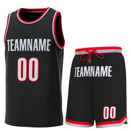 Personalised Custom Basketball Jersey Set Embroidery Stitch Team Name Number Basketball Shirt Suit a Unique Gift for Adults/Kids