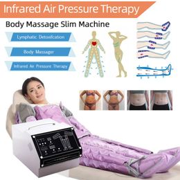 Slimming Machine 3 En 1 Desktop Purple Far Infrared Air Pressure Body Wrap Heating Lymphatic Drainage Massage Equipment