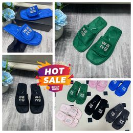 Top Quality Luxury Slippers New Style Designer Sandals Womens Velvet material rhinestone Velcro tape GAI party Soft Room Platform Slip-On Size 35-42 offical