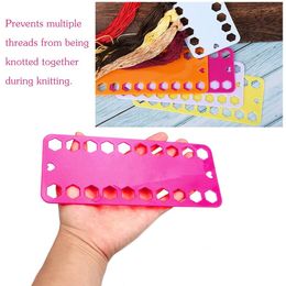 1/5Pcs Plastic Floss Bobbins Sewing Thread Winding Plate Board Card for Cross Stitch Embroidery Thread Organiser Sewing Tools