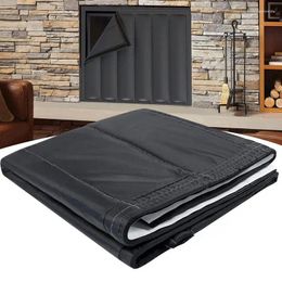 Blankets Fireplace Blanket For Heat Loss Black Draught Guard Cover Stopper Save Ener