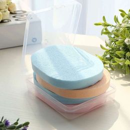 5pcs Soft Hydrophilic Facial Cleansing Makeup Remover Cosmetic Puff Face Wash Sponge