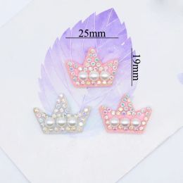 Wholesale 200Pcs Heart Mouse Head Cat Crown Padded Rhinestone Applique for DIY Clothes Hat Shoes Headwear Hair Clips Bow Decor