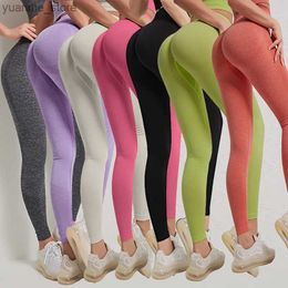 Yoga Outfits Wholesale Cheaper Women Plus Size Seamless High Waist Butt Lift Custom Gym Fitness Yoga Leggings Y240410