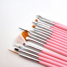 15pcs Cake Painting Brush Pen Set Fondant Dessert Colour Draw Pen Frosting Cookie Decorating Tools Birthday Party Baking Supplies