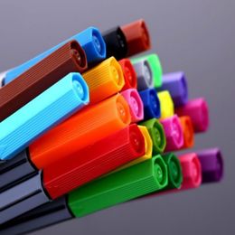 24Colors 0.4mm Fine Tip Fineliner Pens Superfine Bright Colours Marker Pen Water Based Assorted Ink Arts Drawing Writing Fibre