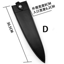 Chef's Knife cowhide Leather Case Kitchen Knife Sheath Fruit Knife Protective Leather Case