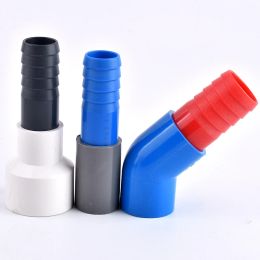 O.D 20mm 25mm 32mm UPVC Pagoda Connector Garden IrrigationPVC Pipe Joints Soft Hose Adapter Socket Accessories