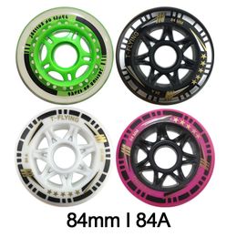 84mm Inline Skates Wheels 84A Professional Speed Slalom Sliding Roller for Free Skating Street Road Racing Skating