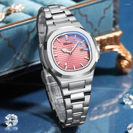 Wristwatches CHENXI Fashion Women Watch Ladies Bracelet Watches Girl Creative Waterproof Date Clock Woman
