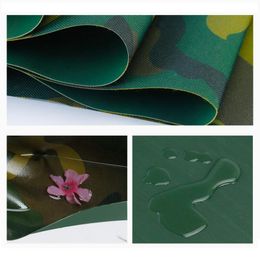 Camouflage Tarpaulin PVC Oxford Cloth Tarp Outdoor Patio Waterproof Cloth Dustproof Sunscreen Awning for Truck Car Ship Cover