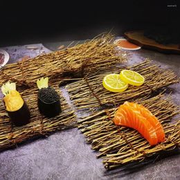 Dinnerware Sets 6 Pcs Arrangement Decor For Restaurant Sashimi Dish Japanese Props Tray Plate Pography Backdrops Fence