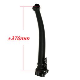 Folding Bike Stem 412 37cm 35cm Goose Neck Bending Curved Stem 25.4mm Handlebar 28.6mm Fork Folding Bicycle Stems Parts