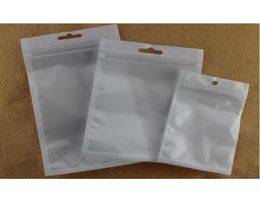 Clear White Pearl Plastic Bags Poly OPP Packing Zipper Zip Lock Retail Package Bag for Phone Cases Cables Jewellery Hand Spinners 5484048