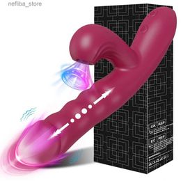 Other Health Beauty Items Sucking Thrusting Dildo Vibrator for Women Clit Sucker Clitoris Stimulator Nipple vaginal Massager Adult Toys Female Adults Goods L410