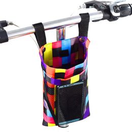 Cycling Waterproof Front Storage Bag Kids Bike Basket Mobile Phone Water Cup Storage Bags for Motorcycle Scooter Storage Bags