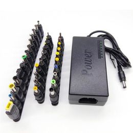 96W 12V To 24V Adjustable Portable Charger 34Pcs Universal Power Adapter For PC Laptops