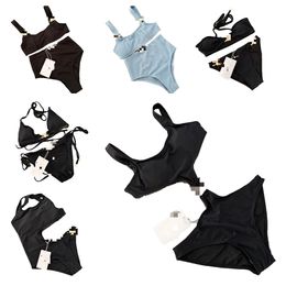 triangle bikini bikini designer bathing suit swimming suit for women Bikini set Polyester Solid Party Hollow Out Scrunch Tank Halter Sets sexy one piece swimsuit