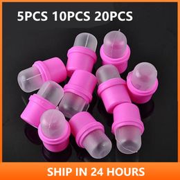 Hot 5/10/20PCS Plastic Nail Soak Off Cap Clip UV Gel Nail Polish Remover Wrap For Finger Toes Manicure Tool Wholesale 2#