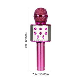 Microphones Karaoke microphone Bluetooth compatible accessoriesQ