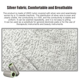 Conductive Silver Fiber Sock EMS Electric Massage Therapy Socks Cable Electrode Wire for Digital Massager Body Tens Unit Machine